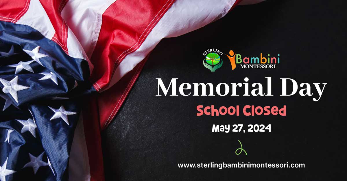 School Closed - Memorial Day